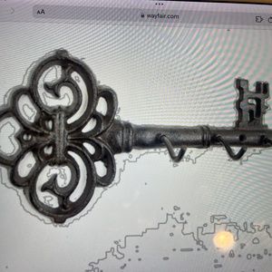 Cast Iron Key Holder 5” X 11”